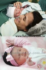 Baby Movie - Luciane de Quadros e Serlon Vasconcelos pais de Anna Vitria.